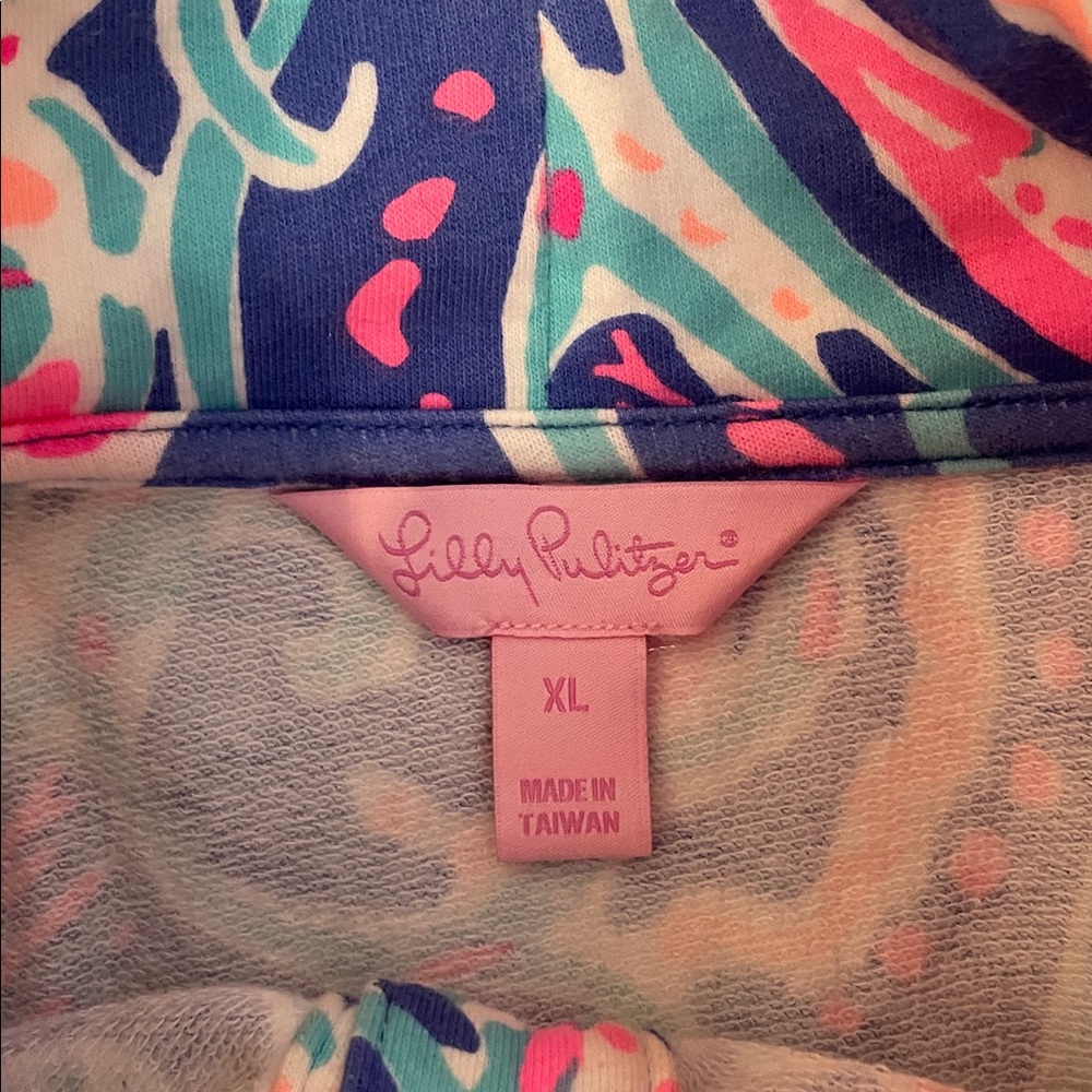Rare Lilly Pulitzer Captain Popover Jellies Be Jammin Top XL EUC - Picture 4 of 8